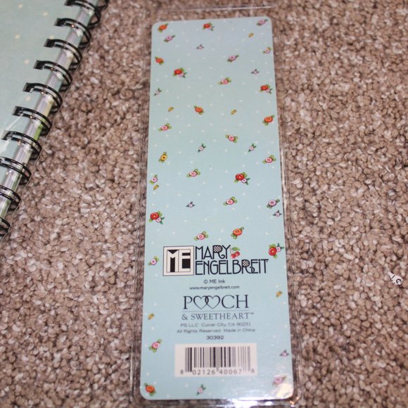 Mary Engelbreit Wire Bound Journal Photo Boomark Set A Friend is Someone FLAW - Picture 7 of 9